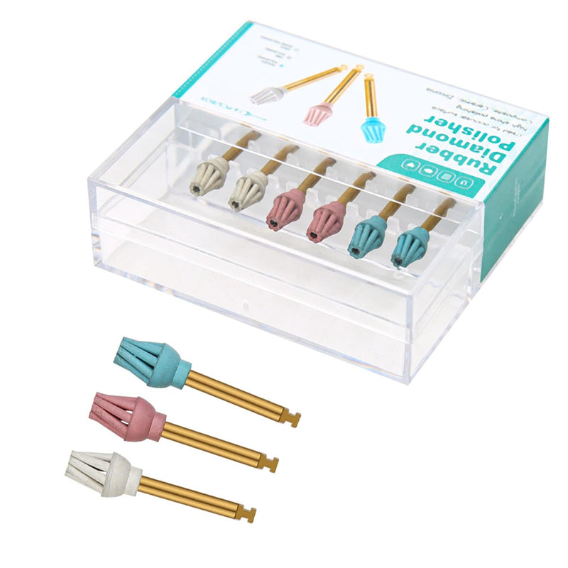 [Australia - AusPower] - Dental Rubber Diamond Polisher Helicoid for Composite Polishing Discs Dentistry Tools Lab Polish Wheel Dentist Materials 