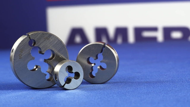 Drill America m30 X 2 3" OD Carbon Steel Round Die, DWT Series DWTCS3-30X2