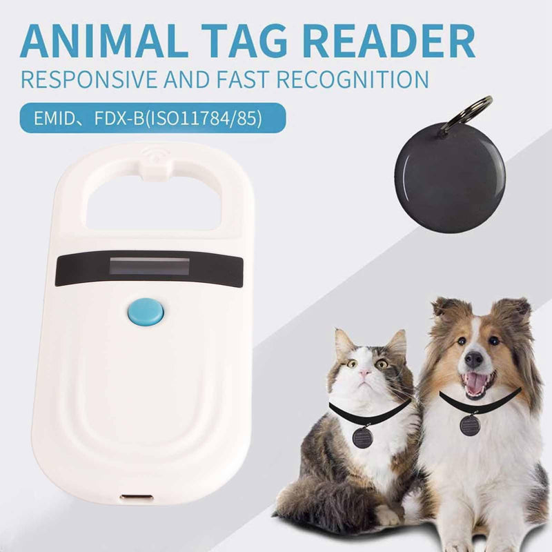 Microchip Scanner, Pet Microchips Scanner, Microchip Reader, for Dogs, Cats, Animal Management, Resource Management