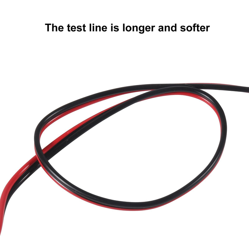 [Australia - AusPower] - 12PCS Banana Plug to Alligator Clip Test Lead 4mm Banana Plug Electrical Test Jumper Wire for Multi-Meter for Electrical Test (6 Red and 6 Black) 