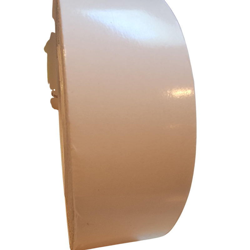 Rubber Impact Stripping Tape | 1.25mm Thick (50-Mil) | 2" x 10 Yards | High-Temp Silicone Adhesive (90°C-120°C) | Heavy-Duty Masking & Blasting, White