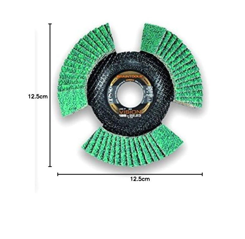 [Australia - AusPower] - Rhodius Topline Vision Cool Flap Disc 125 x 22.23 mm K60 Pack of 10 