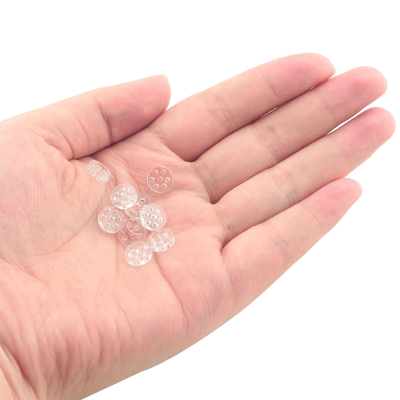 [Australia - AusPower] - 10PCS Diameter 0.313'' (8mm) Glass Screen Filters Small Pipe Screens High Borosilicate Glass Screen with 7 Honeycomb Holes 