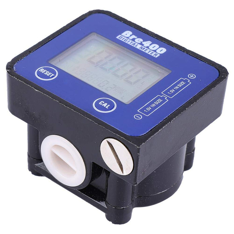 High Accuracy Flow Meter 1/2" Aluminum Alloy Measuring Oil Flowmeter LCD Display 5-Digit Reading Display Fuel Flow Meter -Control and Measure Low Flow,Valve Accessories