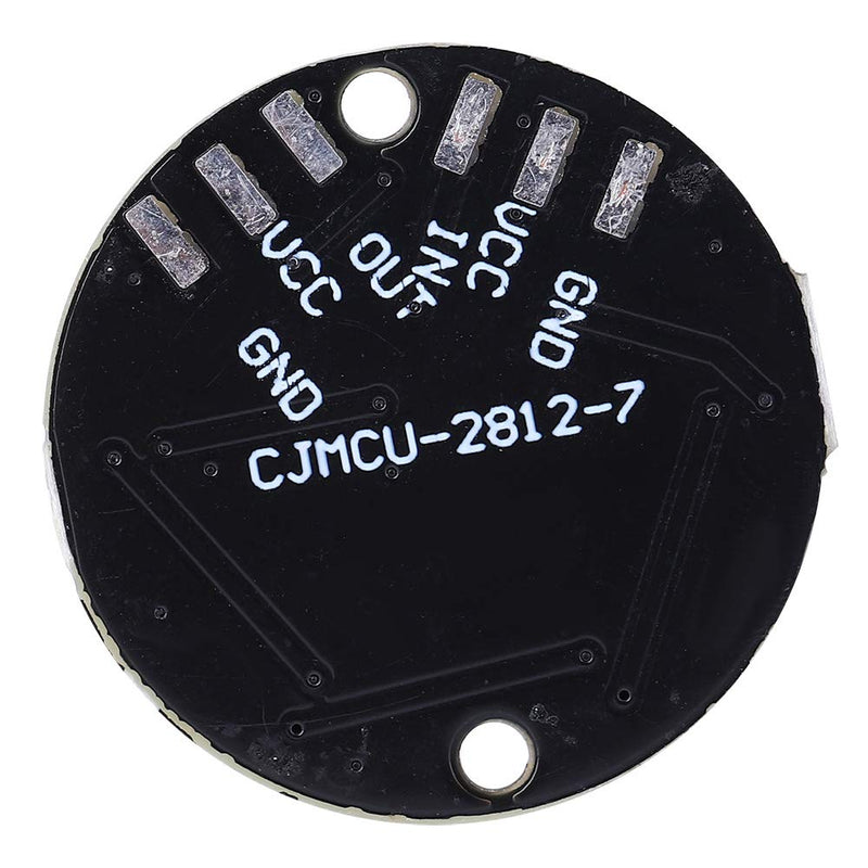 Pack of 10 LED Drivers, Round Built-in Color Light Ws2812b Ring 5050 WS2812 Development Board 7 Bit Cjmcu Bit WS2812 RGB