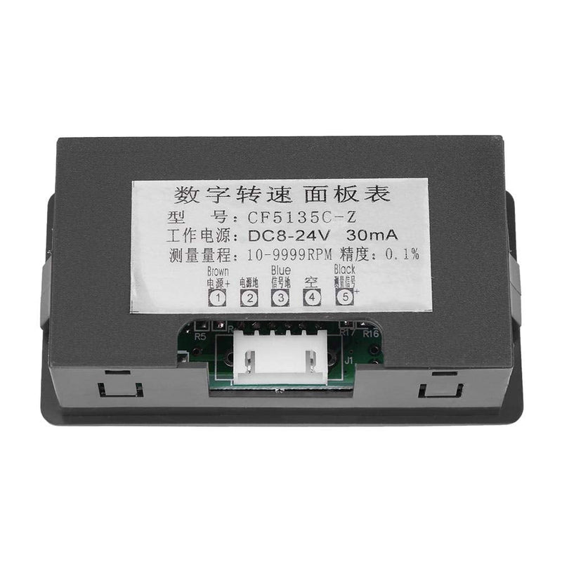 [Australia - AusPower] - 4 Digital LED Speedometer, Tachometer, Tachometer + Hall Proximity Switch Sensor NPN (Blue) 
