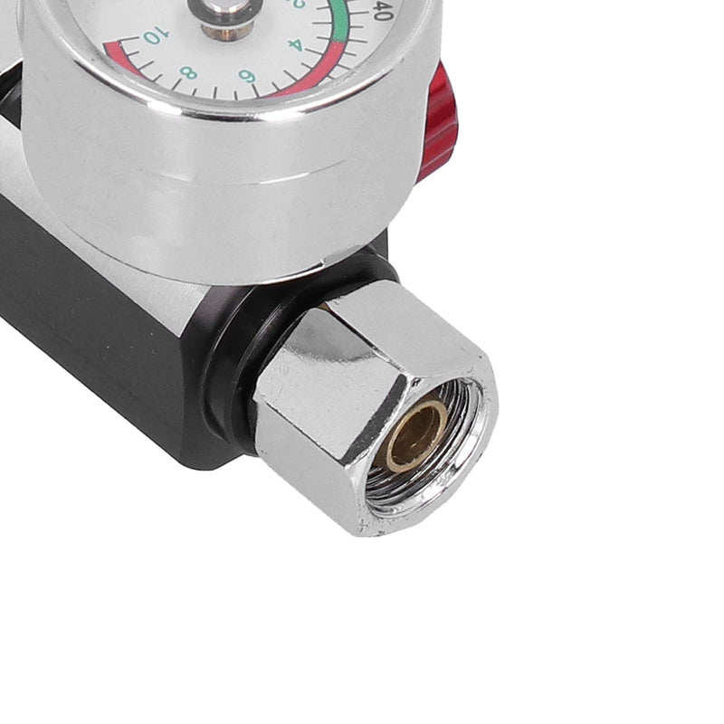[Australia - AusPower] - Paint Spray Guns Air Regulator G1/4" Thread Connector Stainless Steel Air Pressure Control Valve for Paint Lovers 