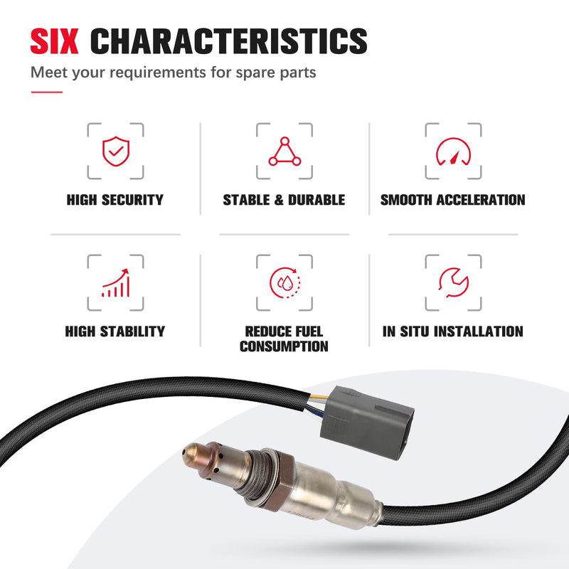 O2 Oxygen Sensor Upstream Compatible for Mazda 3 2014-2018 2.0L 2.5L, 6 2014-2017, CX-3 CX-5, for Toyota Yaris iA 2017-2018 1.5L, Bank 1 Sensor 1