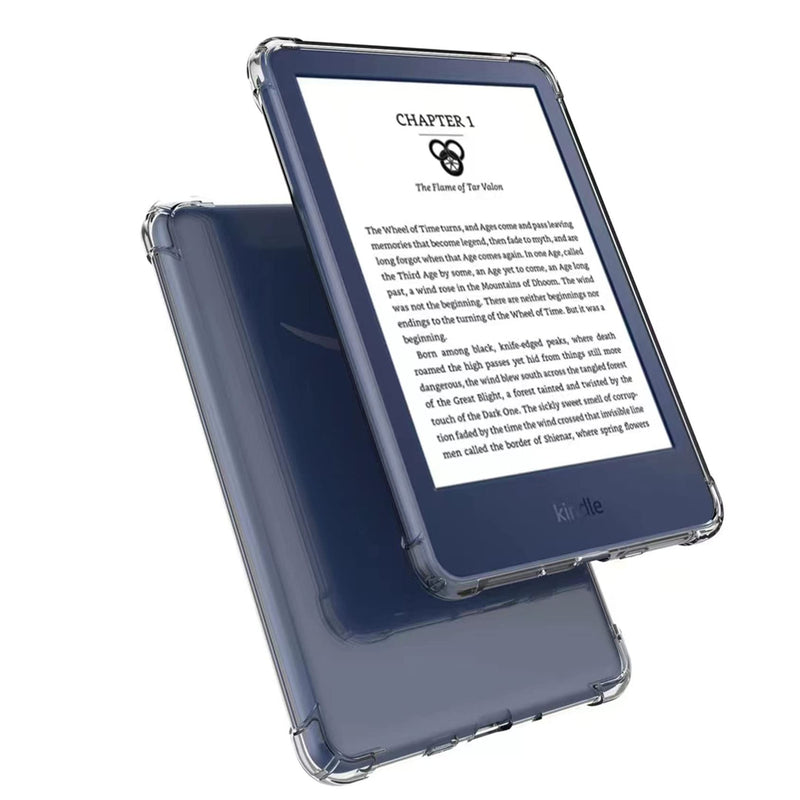 [Australia - AusPower] - Clear Case Compatible for 6" Kindle 11th Generation 2022 Release (NOT FIT Kindle Paperwhite/Oasis),Thin Slim Soft Flexible Silicone TPU Rubber Cover for Kindle 11th Gen 2022 (Transparent) Transparent 