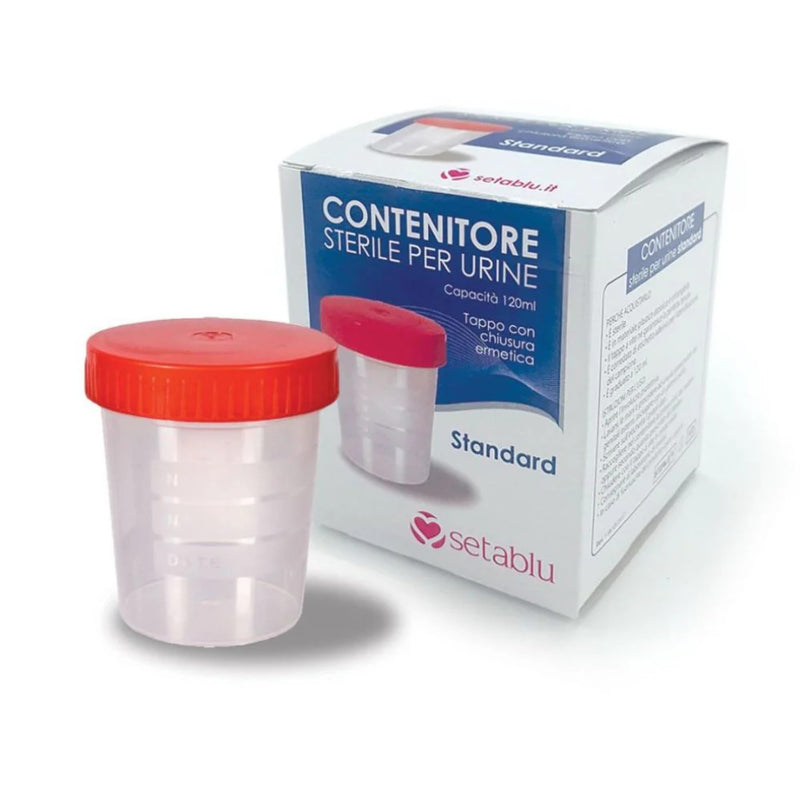 [Australia - AusPower] - Sterile Urine Containers 4 Pack 120ml with Airtight Screw Cap 