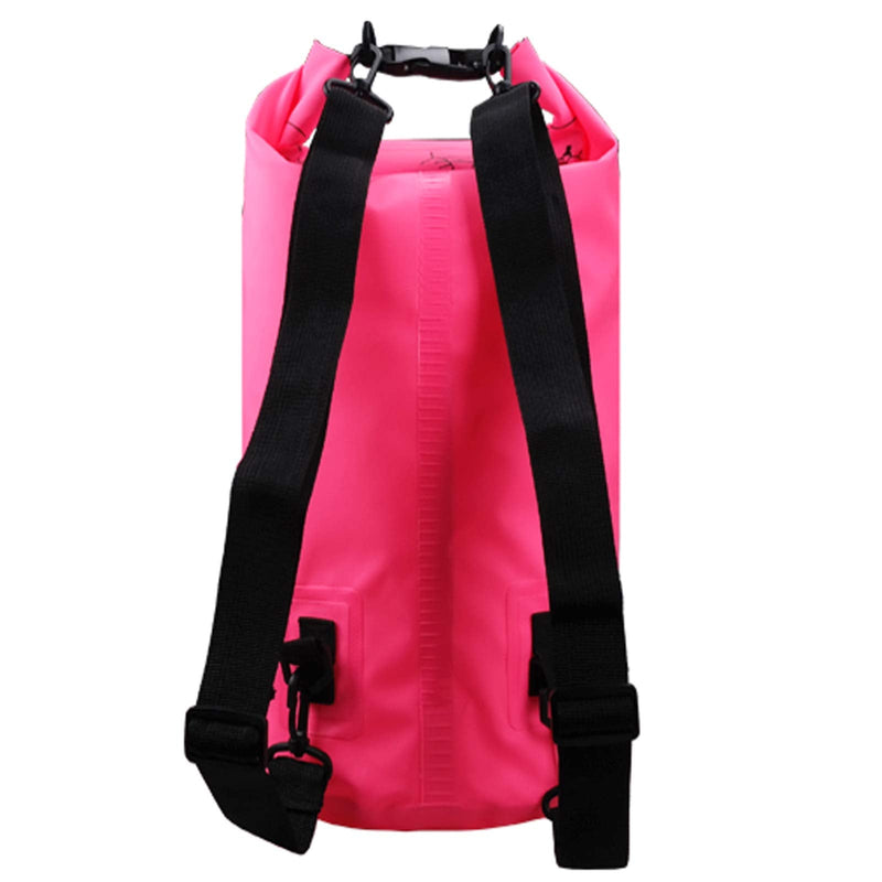 2L/3L/5L/10L/15L/20L/30L 500D Tarpaulin Heavey-Duty PVC Water Proof Dry Bag Sack for Kayaking/Boating/Canoeing/Fishing/Rafting/Swimming/Camping/Snowboarding Pink 20L