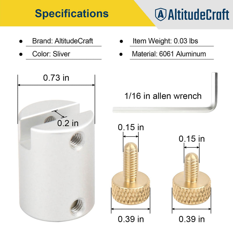 Bullet Comparator Kit with 14 Inserts, Universal Fit for .17 to .45 Calibers, Precision Ammo Reloading Supplies and Equipment and Gauge Tool with Tin Box, Anodized Aluminum Bullet Comparator Kit