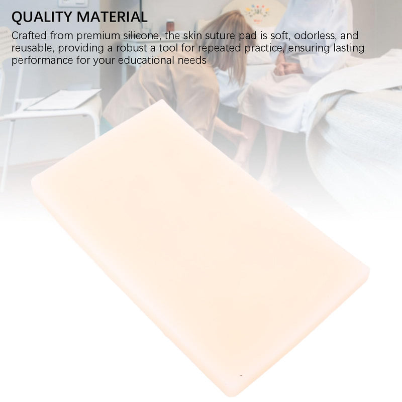 [Australia - AusPower] - Suture Practice Pad Realistic Silicone Skin Kit,Reusable Suturing Suture Pad, Suture Practice Pad for Medical and Veterinary Students,Gifts for Medical Students 