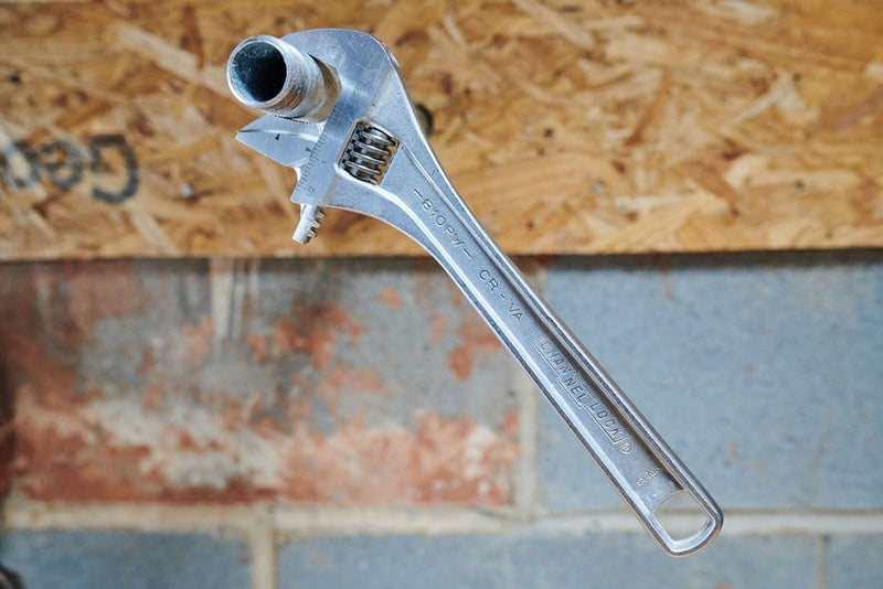 Channellock Adjustable Wrench 810PW - Reversible Jaw, Pipe Wrench Function - 10 In.