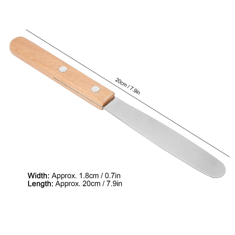 8 Inch Stainless Steel Mouth Toothbrushing Spatula for Dentist