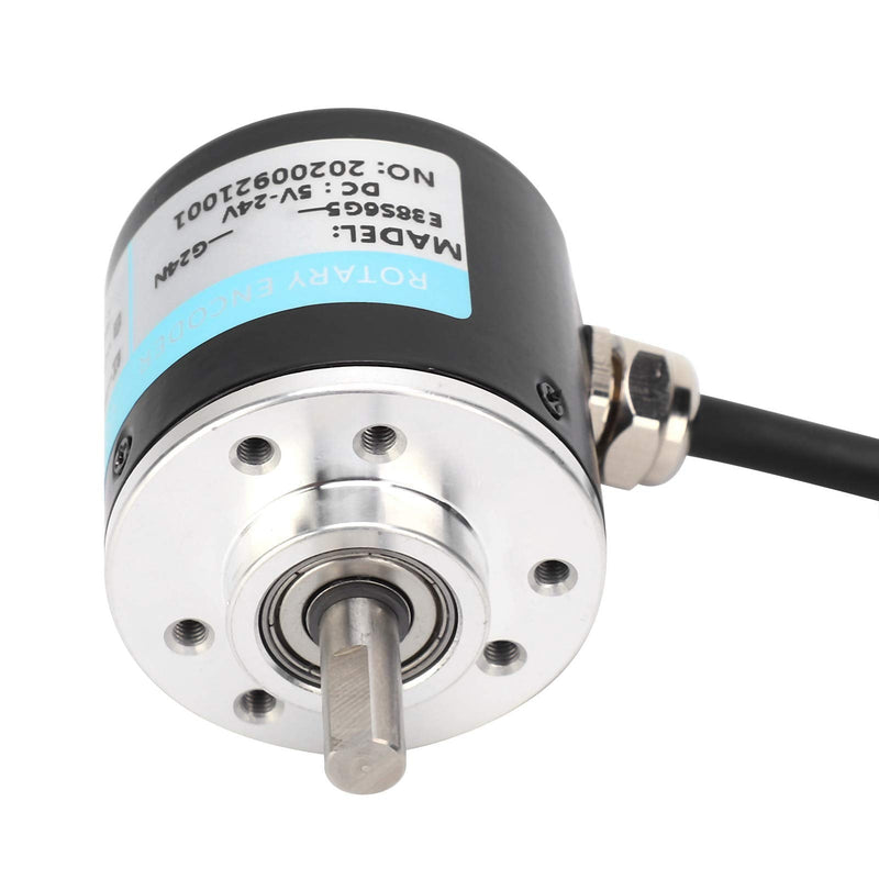 ABZ Three-Phase Encoder, Photoelectric Encoder, DC 5-24 V, 3000-6000 rpm, Full Wave Encoder for Car Engineering (500 Hz)