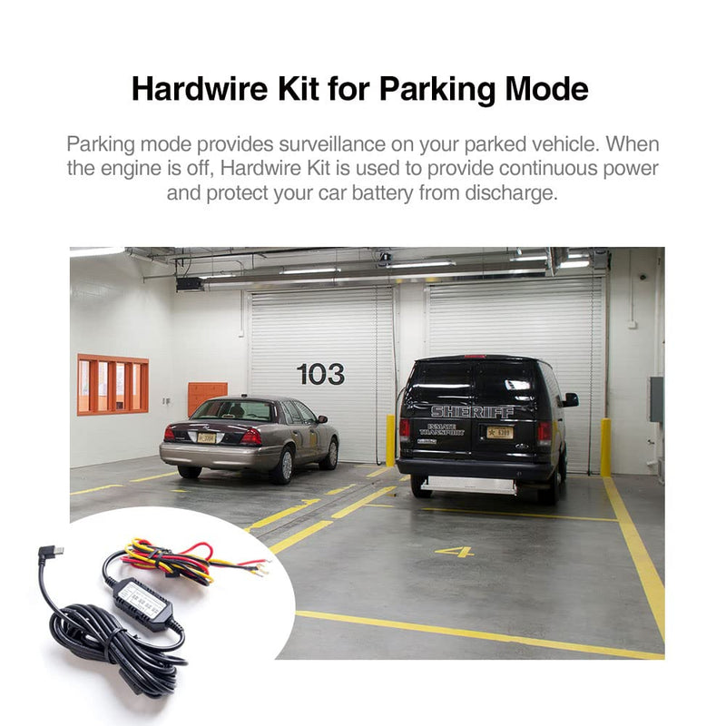 [Australia - AusPower] - VIOFO HK4 Acc Hardwire Kit, USB-C Hard Wire Kit for T130/A139Pro/WM1/A229Duo&A229PLUS&A229PRO,/A119MINI2 Dash Cam, Low Voltage Protection for Parking Mode HK4 Hardwire Kit 