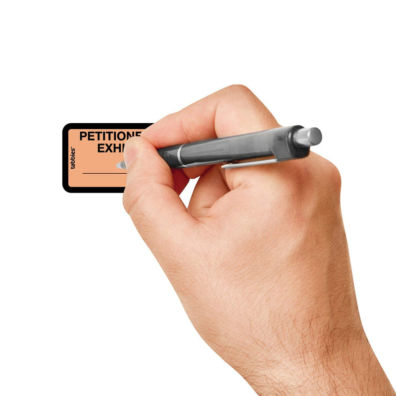 [Australia - AusPower] - Tabbies Legal Exhibit Labels, Label: 1-5/8"W x 1" H, Sheet: 5-1/4"W x 3-1/4"H, Orange, PETITIONER'S Exhibit 252 Label/Pack (58026) Petitoner'S Exhbit 