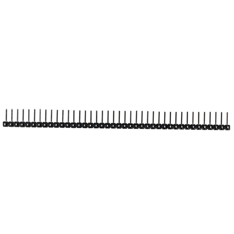 [Australia - AusPower] - 10pcs 1x40 40 Pin Headers Male 2.54mm Single Row Straight Needle Connector (11mm 90 Degree) 