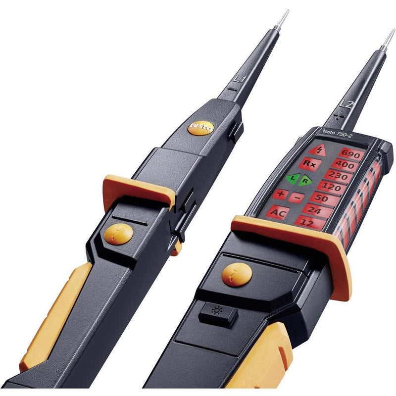 [Australia - AusPower] - Testo 0590 7502 750-2 Voltage Tester, Built-in Flashlight and Gfci 