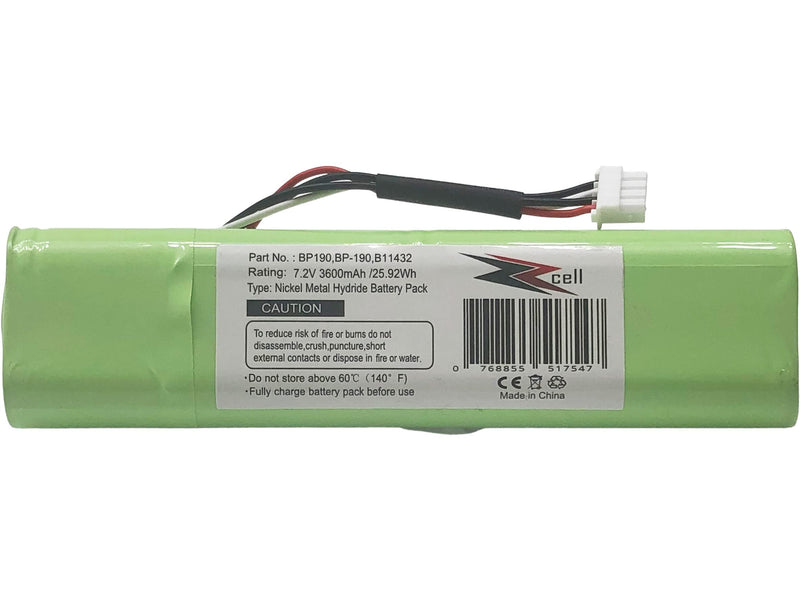 [Australia - AusPower] - ZZcell® Battery Replacement for Fluke BP190, BP-190, B11432, 677390 Scopemeter 192, 192B, 196, 196B, 196C, 199, 199B, 199C Analyzers 433, 434, 435, 190M, 7.2V 3600mAh 