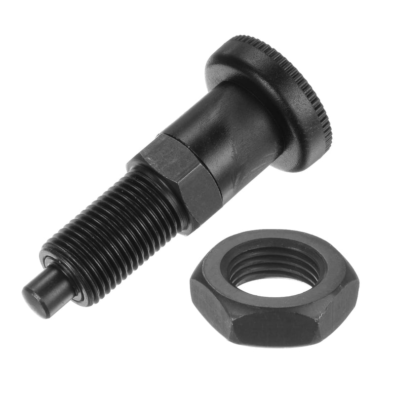 [Australia - AusPower] - HARFINGTON Push Fit Ball Nose Spring Plunger M16x1.5 Thread Length 1.02" Pin Dia.8mm Carbon Steel Return Knob Plunger Non-Locking Retractable Index Plunger for Industrial Equipment 