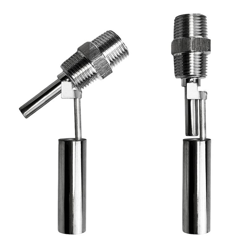 [Australia - AusPower] - Stainless Steel Liquid Level Sensor, 1/2 NPT Male Thread Side Mount Horizontal Liquid Float Switch, DC 0-110V Water Level Sensor Switch for Aquariums Tank/Fish/Hydroponics Pool 