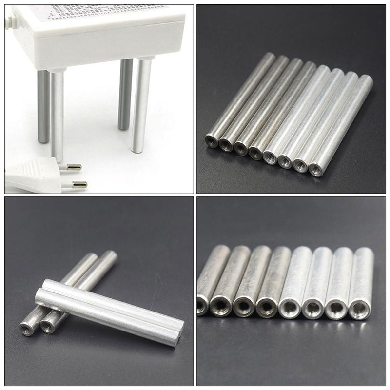 [Australia - AusPower] - Electrolytic Rods Set 10Pcs Iron and Aluminum Electrodes for Water Electrolyzer Compact 2.75In Square Electrolysis Test Accessories for Laboratory and Industrial Use 