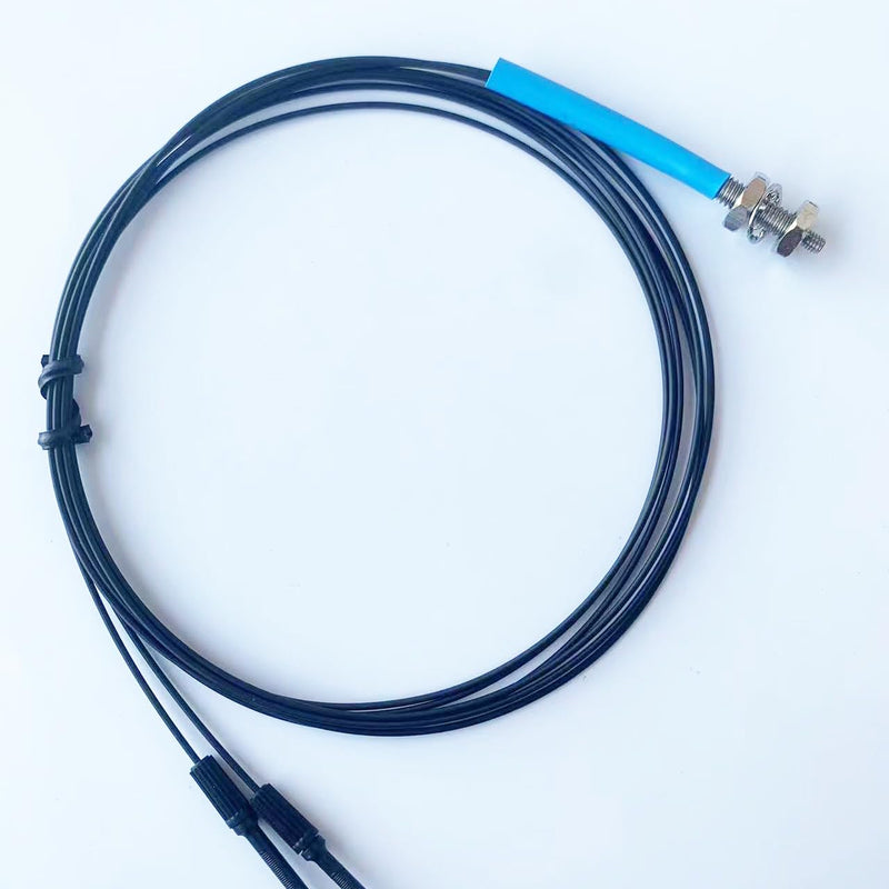 [Australia - AusPower] - FUS410 Fiber Optic Sensor,Diffuse Reflective Digital Fiber Optic,1m Line Length,M4 Sensor Probe 