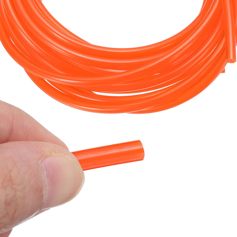 [Australia - AusPower] - uxcell Polyurethane Round Belts 5mm Dia, 3 Meters (10ft) Length PU Polyurethane Belt for Drive Transmission (Smooth Surface, Orange) 5mm×3m (D×L) 1 