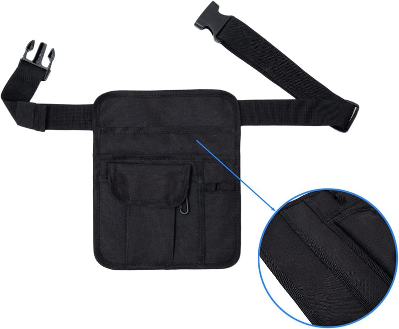 [Australia - AusPower] - Waitress Waist Bag - Server Aprons with Pockets and Adjustable Belt Check Book Holder - Ideal for Servers and Waitstaff in Busy Restaurant Environments 