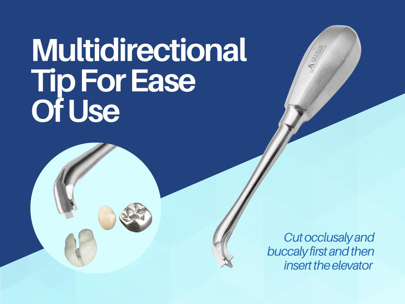 [Australia - AusPower] - Dental Crown Splitter Crown Remover Crown elevator crown spreader ARTMAN 