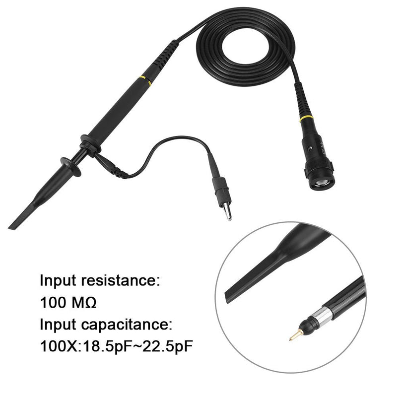 [Australia - AusPower] - Oscilloscope Probe Set P4060, 100x Probe High Voltage Attenuator Scope Probe 60MHz High Voltage Probe Oscilloscope Probe BNC Test Probe with Accessory Kit 