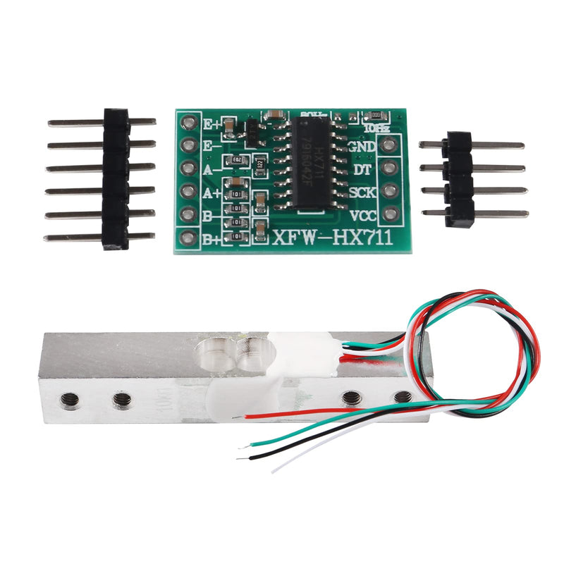 HX711 Weight Sensor Kit Amplifier AD Converter Breakout Pressure Sensor Module Digital Load Cell Weight Sensor 10 kg Set of 2