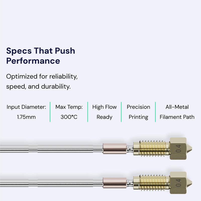 [Australia - AusPower] - Genuine E3D High Flow Prusa Nozzle for MK4/XL 3D Printer (Brass, 0.4mm) Brass 