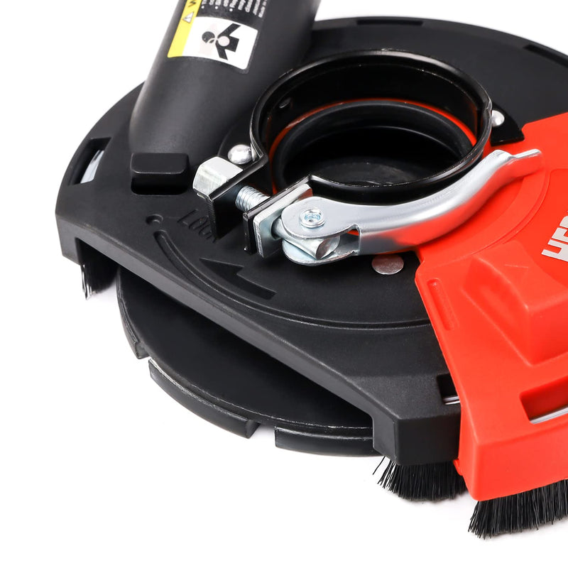 [Australia - AusPower] - HERZO Dust Shroud for Angle Grinder 4/4.5/5 inch Universal Surface Grinding Shroud (125MM) 4.5/5 inch 