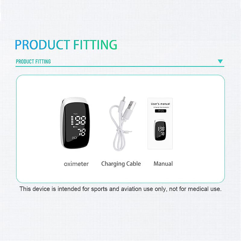 [Australia - AusPower] - Pulse Oximeter Fingertip, Pulse Oximeter with Rechargeable, Oxygen Meter Finger Pulse Oximeter, Fingertip Blood Oxygen Saturation Monitor Rechargeable, Accurate Fast SpO2 Reading for Sports (White) 