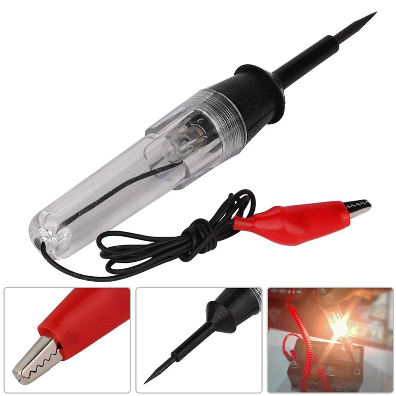 [Australia - AusPower] - Car Test Pen,6-12-24V Car Auto Electrical Voltage Test Pen Light Lamp Circuit Tester Detector Probe 