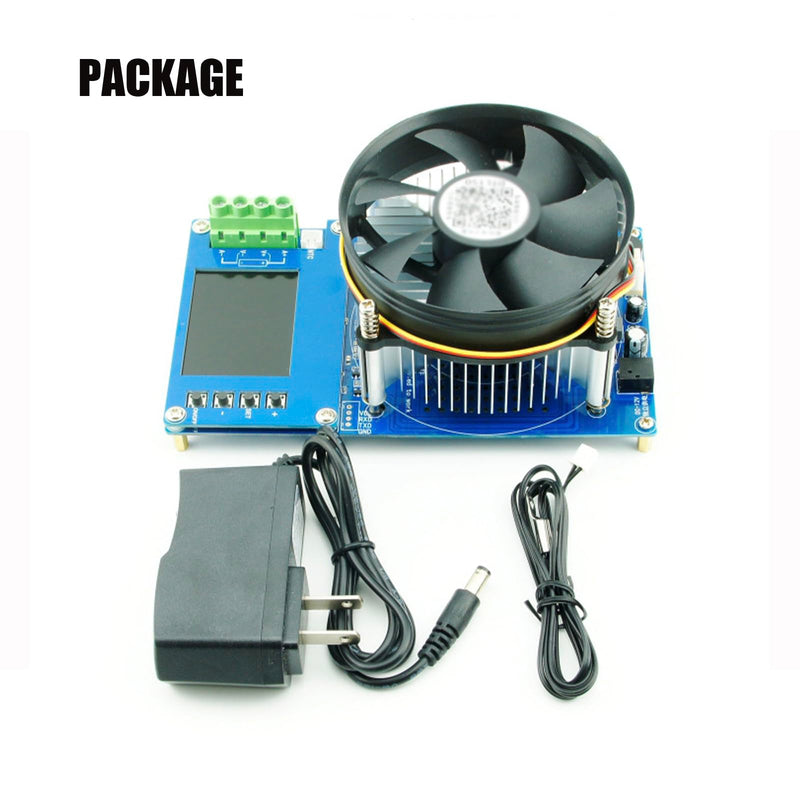 [Australia - AusPower] - 150W 20A Constant Current Electronic Load, USB Battery Load Tester, Lithium Battery Capacity Electricity Monitor, Current Tester, Color Display 