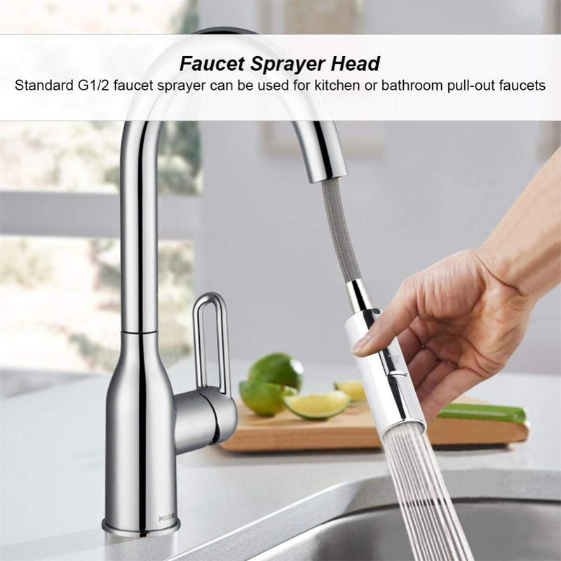 [Australia - AusPower] - Kitchen Sink Tap Spray Head, Pull Down Sink Tap Head Kitchen Tap for Bathroom Kitchen Polished Chrome 