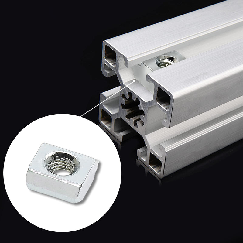 [Australia - AusPower] - 50 Pcs 3030 Series Sliding T Nuts Metric M5 Thread Slide in Hammer Head T-Nut, Sliding T-Nuts for Standard 8mm T-Slot Aluminum Extrusion Profile 30Series M5-50Pcs 
