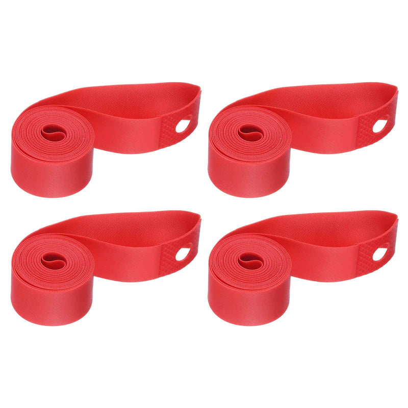 HARFINGTON 4pcs Bicycle Rim Strip 26" x 20mm PVC Bike Tire Liner Bicycle Wheel Rim Tape Inner Tube Tape Anti-Scratched Guard Cushion Pad Protector for Road MTB Mountain Bike