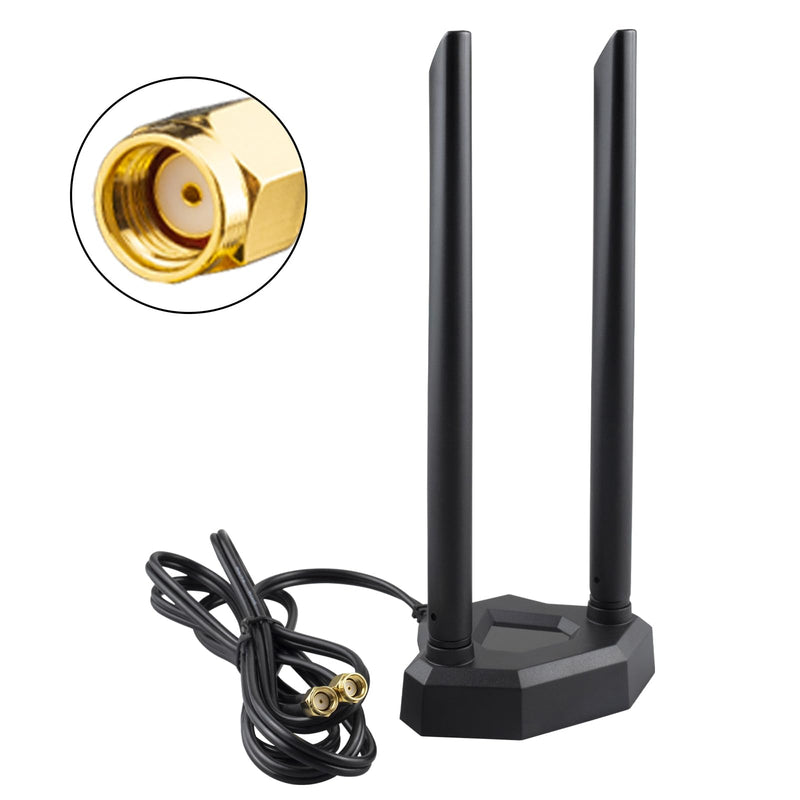 OmniDirectional 2.4GHz/5.8GHz WiFi Bluetooth Antenna Powerful Magnetic Base with 150 cm Extension Cable