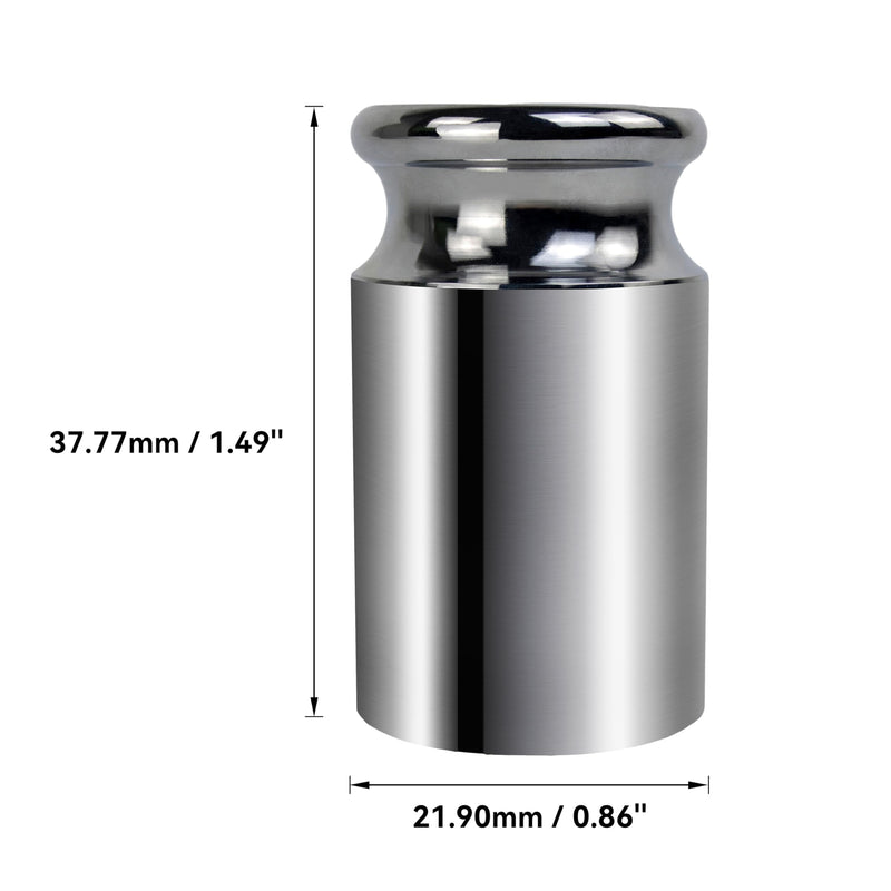 [Australia - AusPower] - HFS(R) Calibration Weight 100 Gram M2 Class Chrome Scale Balance Calibration Weight for Digital Scale, Pocket Scale 