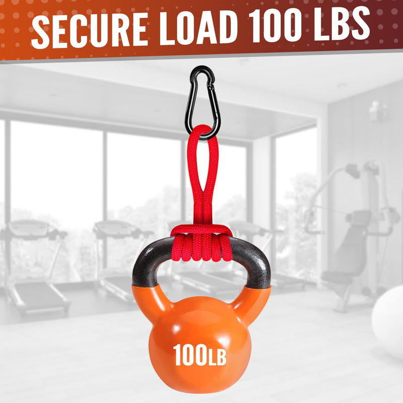 [Australia - AusPower] - 6 Pcs Spring Snap Hooks, 2 Inch Carabiner Clip, Heavy Duty Carabiners Snap Hooks Quick Link for Indoor and Outdoor Activity, Camping, Climbing, Fishing, Hiking 6 