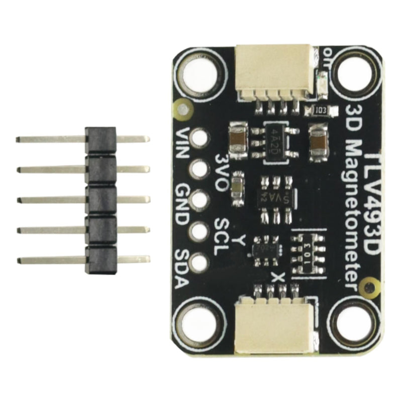 [Australia - AusPower] - TLV493D Triple-Axis Magnetometer Module Sensor DC 3V-5V for Detecting Magnets 
