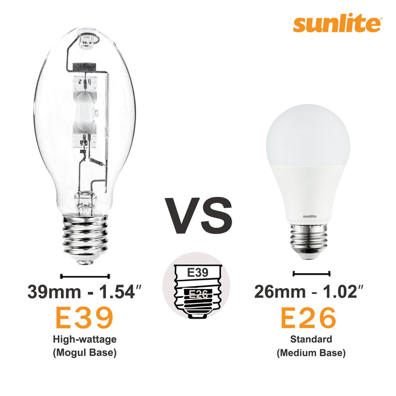 Sunlite 03681-SU MH1000/U/BT56 M47/S Metal Halide Lamp, 1000 Watts, Mogul Base (E39), BT56, 12,000 Hours Life, 110,000 Lumen, Clear Finish, 4000K 1 Count (Pack of 1)