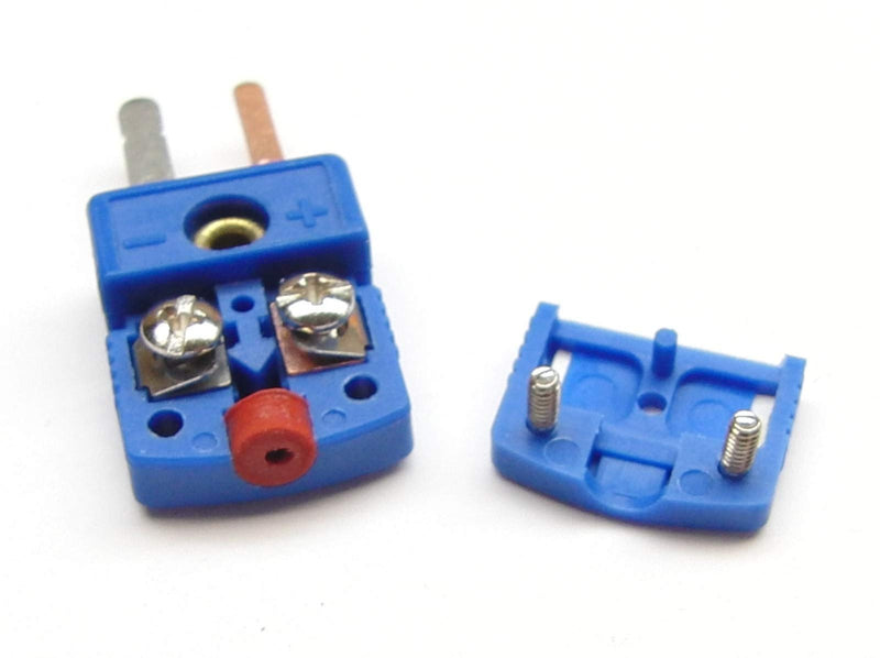 [Australia - AusPower] - T-Type Thermocouple Type-T, PFA-Insulated Probe, Mini Connector, Exposed Sensor, 10ft, 24 Gauge 
