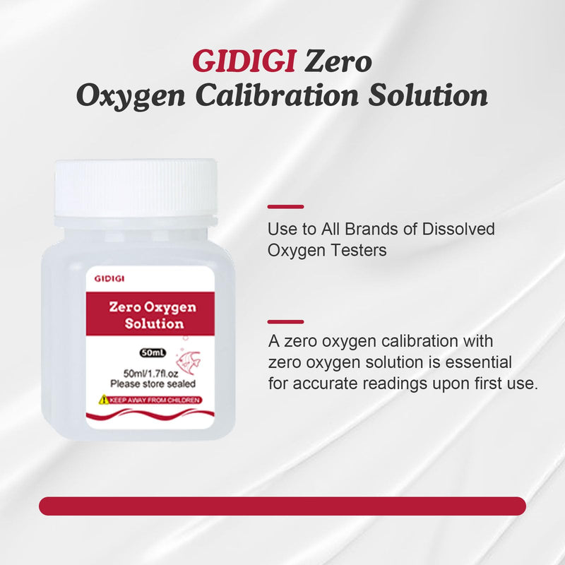 [Australia - AusPower] - Zero Oxygen Calibration Solution for Dissolved Oxygen Meters, 4 Bottles 50ml Zero-Oxygen DO Standard Solution, Applicable for All Brands of Dissolved Oxygen Testers 