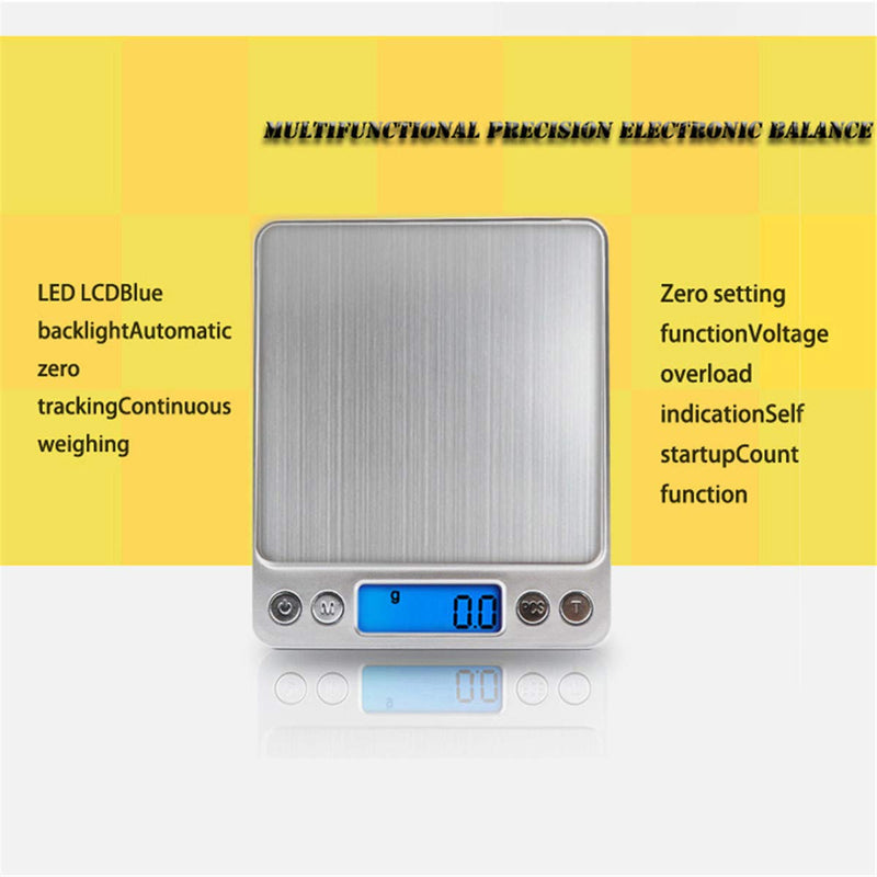 [Australia - AusPower] - LCD Portable Mini Electronic Digital Scales 3000g/0.1g Pocket Case Postal Kitchen Jewelry Weight Balance Scale 